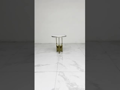 Dia 500*550mm Ss Side Table Satin Finish In Living Room